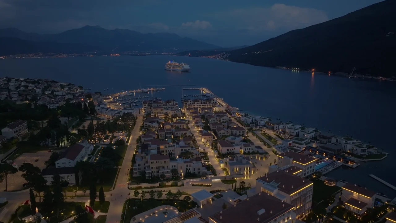 Map of Montenegro highlighting the three main regions: Adriatic Coast, Central Mountains, and The North